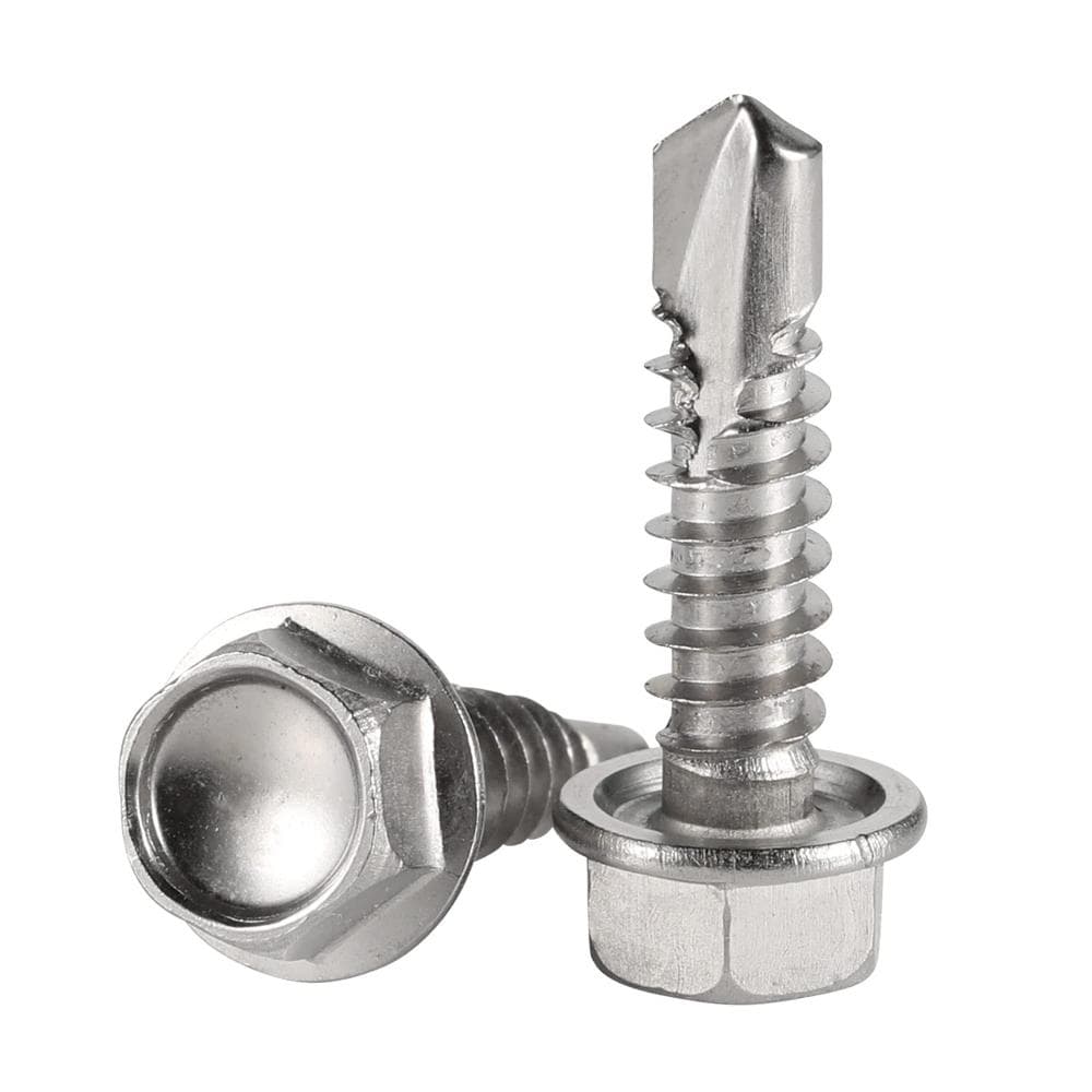 Hex Head SDS Screw manufactured by SRG Fasteners - Industrial Grade SS 202, SS 304, SS 316