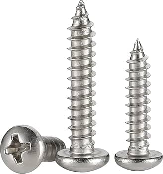 Pan Phillips Self Tapping Screw manufactured by SRG Fasteners - Industrial Grade SS 202, SS 304, SS 316