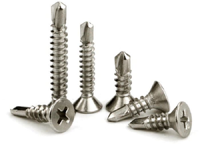CSK Philips Self Drilling Screw manufactured by SRG Fasteners - Industrial Grade SS 202, SS 304, SS 316