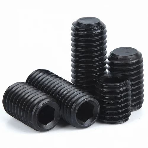 Grub Screw manufactured by SRG Fasteners - Industrial Grade Grade 8.8, Grade 10.9, Grade 12.9