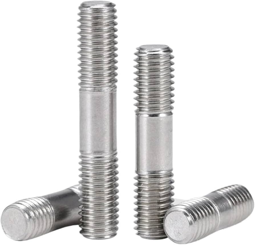 Double End Thread Stud manufactured by SRG Fasteners - Industrial Grade SS 202, SS 304, SS 316
