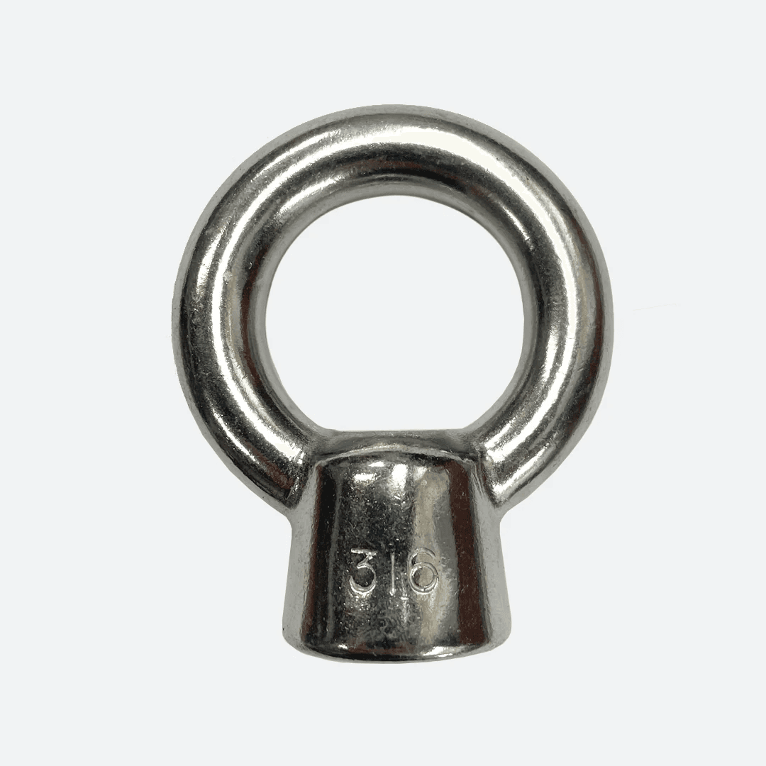 Eye Nut manufactured by SRG Fasteners - Industrial Grade SS 202, SS 304, SS 316