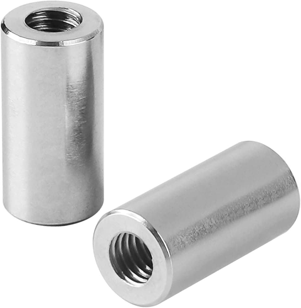 Round Coupling Nut manufactured by SRG Fasteners - Industrial Grade SS 202, SS 304, SS 316