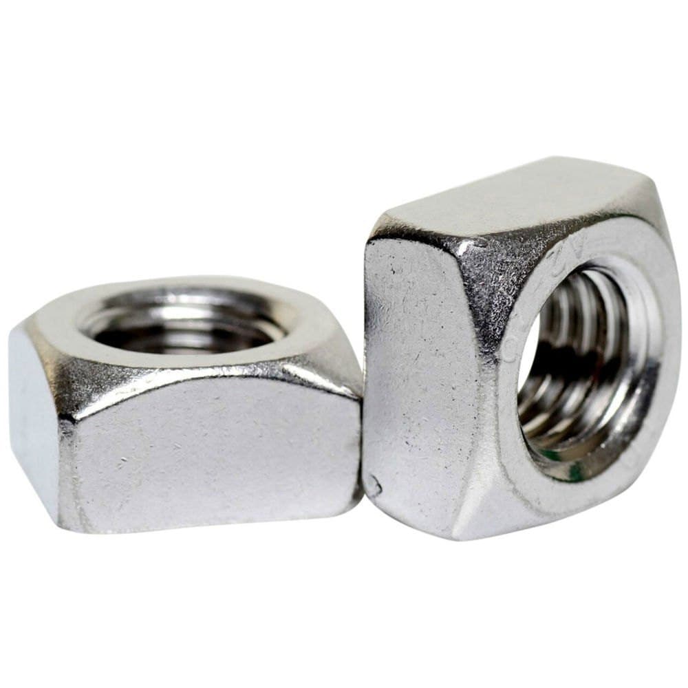 Square Nut manufactured by SRG Fasteners - Industrial Grade SS 202, SS 304, SS 316