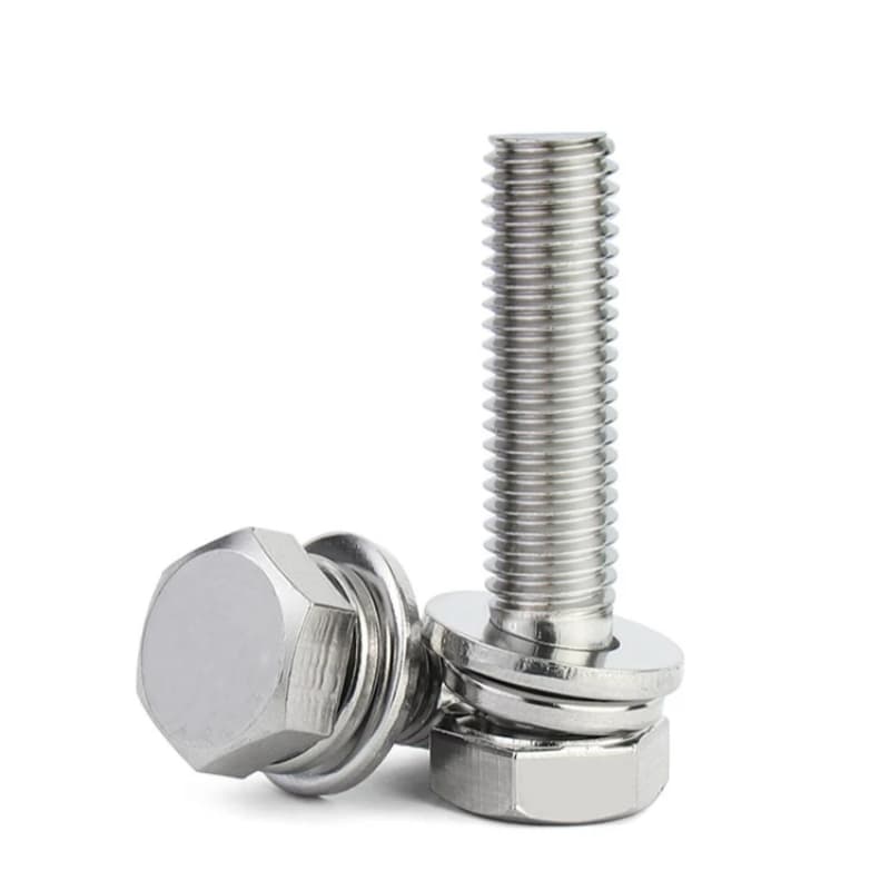 Hex Head Sem Screw manufactured by SRG Fasteners - Industrial Grade SS 202, SS 304, SS 316