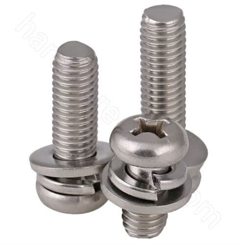 Pan Phillips Head Sem Screw manufactured by SRG Fasteners - Industrial Grade SS 202, SS 304, SS 316