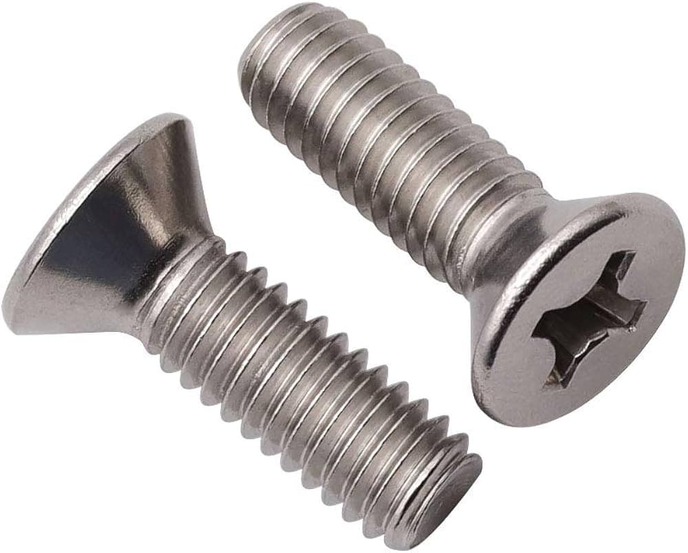 CSK Phillips Head Machine Screw manufactured by SRG Fasteners - Industrial Grade SS 202, SS 304, SS 316