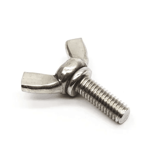 Wing Bolt manufactured by SRG Fasteners - Industrial Grade SS 202, SS 304, SS 316