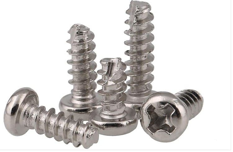 B Cut Thread Screw manufactured by SRG Fasteners - Industrial Grade SS 202, SS 304, SS 316