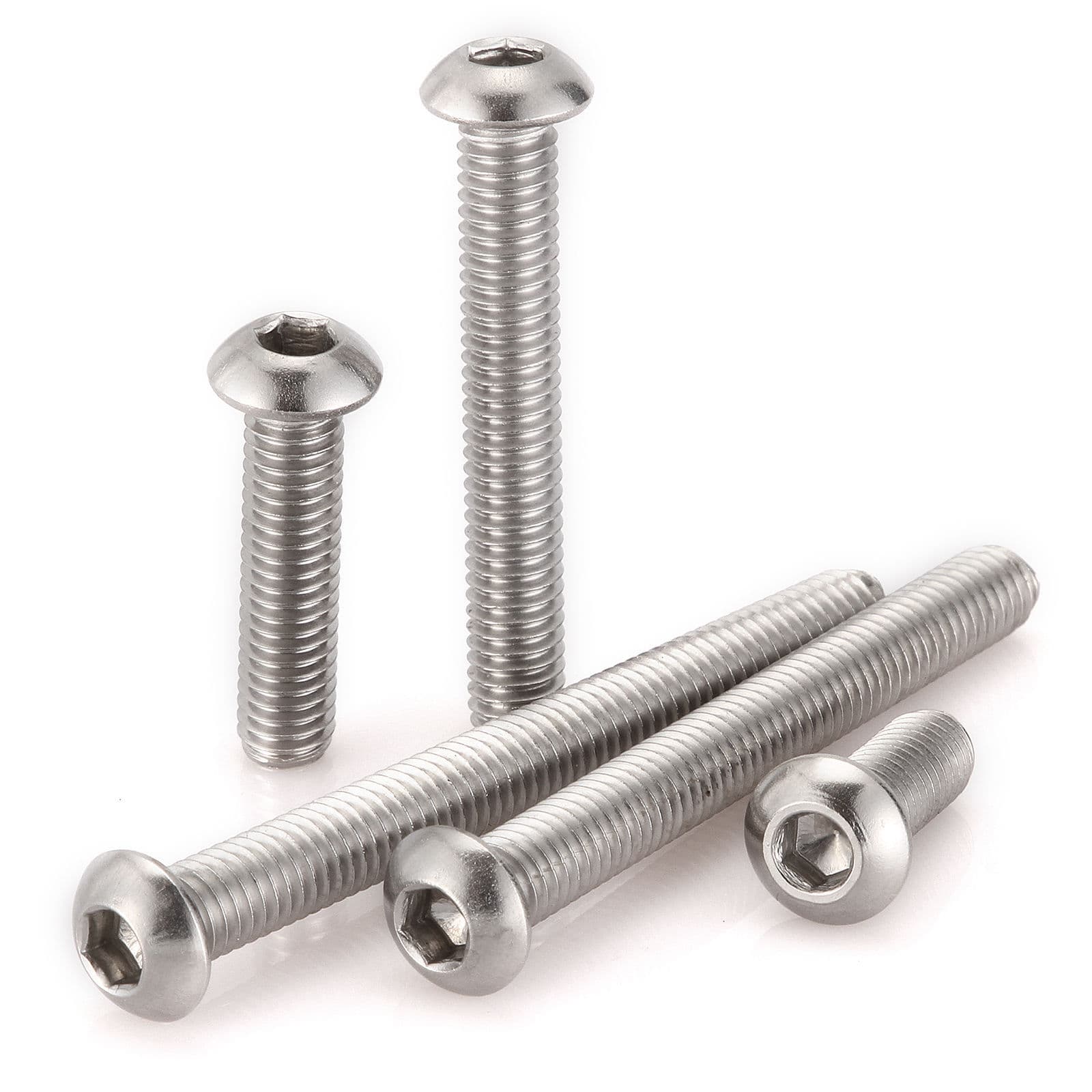 Button Head Screw manufactured by SRG Fasteners - Industrial Grade SS 202, SS 304, SS 316