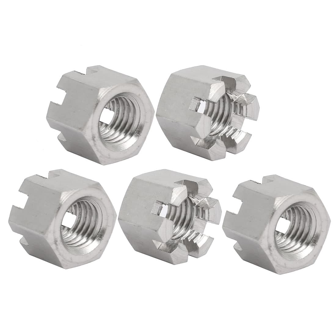 Castle Nut manufactured by SRG Fasteners - Industrial Grade SS 202, SS 304, SS 316