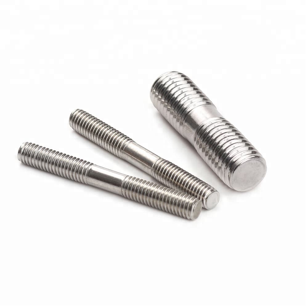 Double End Stud manufactured by SRG Fasteners - Industrial Grade SS 202, SS 304, SS 316