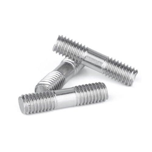 Half Thread Stud manufactured by SRG Fasteners - Industrial Grade SS 202, SS 304, SS 316
