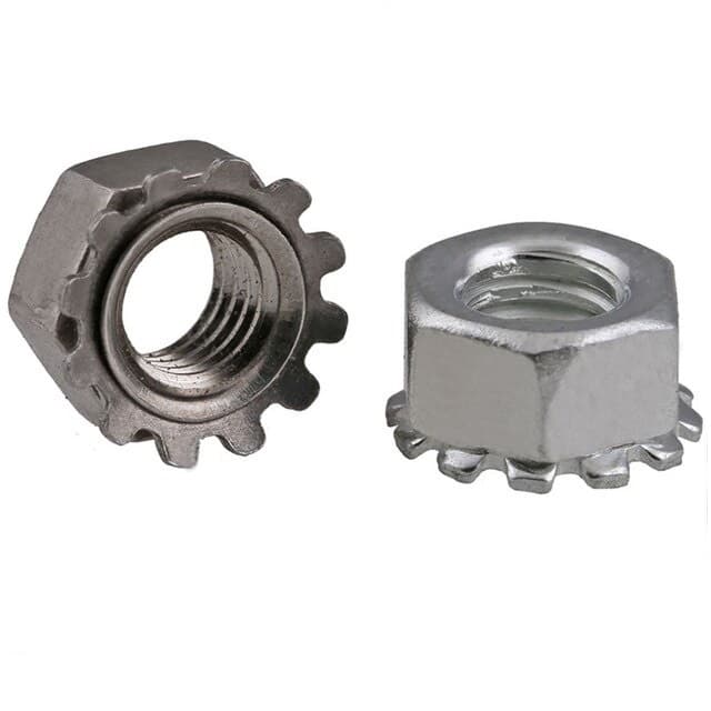 K Nut manufactured by SRG Fasteners - Industrial Grade SS 202, SS 304, SS 316