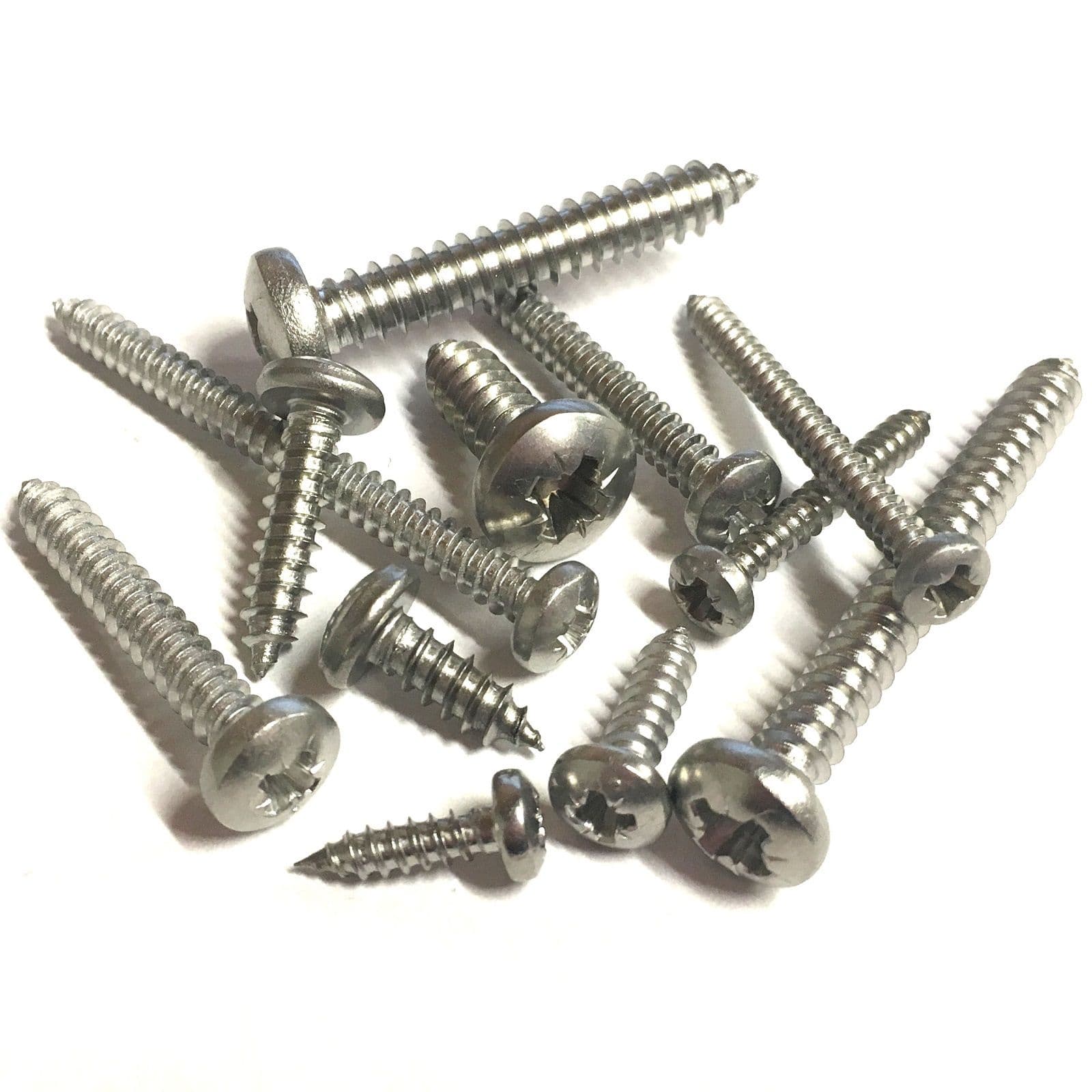 Pozi Pan Head Self Tapping Screw manufactured by SRG Fasteners - Industrial Grade SS 202, SS 304, SS 316