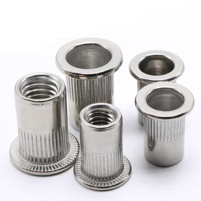 Rivet Nut - Insert Nut manufactured by SRG Fasteners - Industrial Grade SS 202, SS 304, SS 316