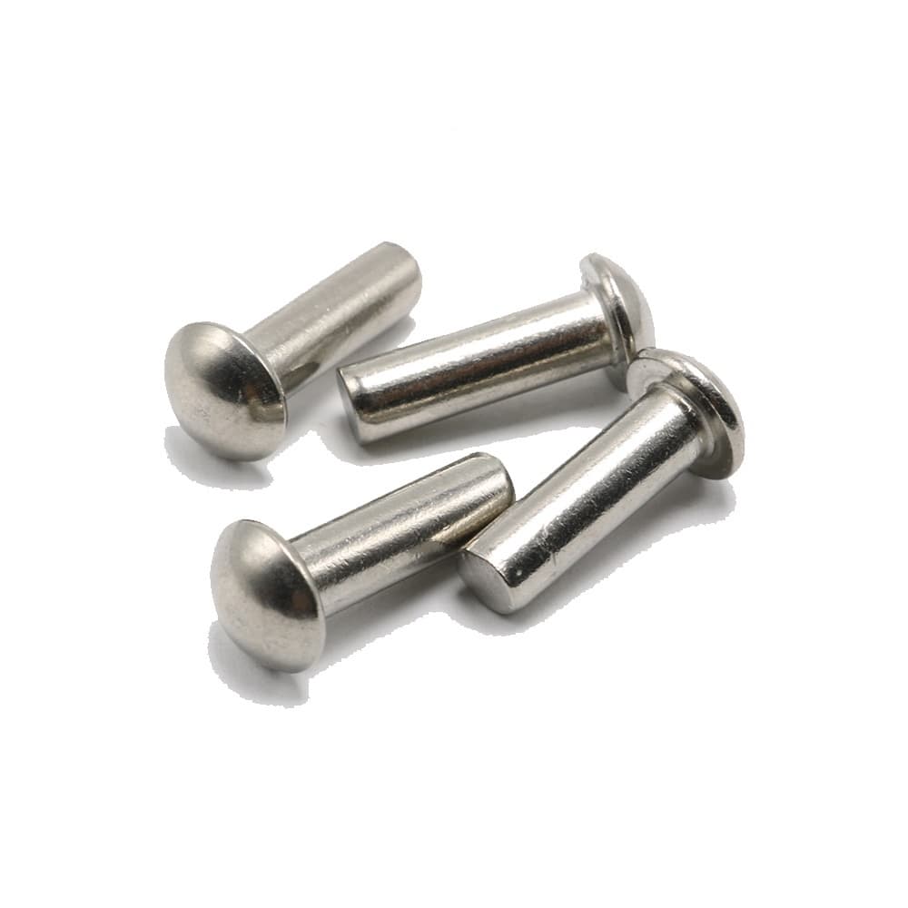 Round Head Rivet _ DIN 660 manufactured by SRG Fasteners - Industrial Grade SS 202, SS 304, SS 316